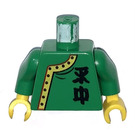 LEGO Green Jing Lee the Wanderer Torso with Green Arms and Yellow Hands (973 / 73403)