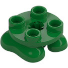 LEGO Groen Poten 2 x 2 met 2 Feet (66858)