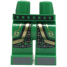 LEGO Grün Beine mit Kimono Muster (3815 / 37582)