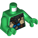 LEGO Vert Leonardo Scuba Équipement Minifig Torse (973 / 76382)