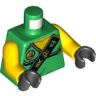 LEGO Zielony Lloyd Minifigurka Tułów (973 / 76382)