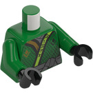 LEGO Grønn Lloyd Minifigur Overkropp (973 / 76382)