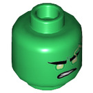 LEGO Green Lloyd - Spinjitzu Burst Minifigure Head (Recessed Solid Stud) (3626 / 67980)