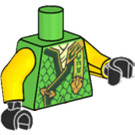 LEGO Green Lloyd with Shoulder Armor Minifig Torso (973)