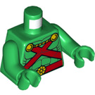 LEGO Green Martian Manhunter Minifig Torso (973 / 76382)