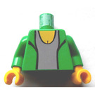 LEGO Groen Mary Jane met Green Jacket Torso (973)