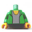 LEGO Groen Mary Jane met Groen Jasje Torso (973)