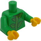 LEGO Grün Minifig Torso mit Vines (973)