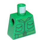 LEGO Green Minifig Torso without Arms with Decoration (973)