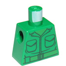 LEGO Grün Minifig Torso ohne Arme mit Dekoration (973)