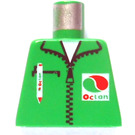 LEGO Grün Minifig Torso ohne Arme mit Octan Shirt (973)