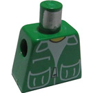 LEGO Verde Minifigura Torso sin brazos con Chaleco con Patch Pockets (973)