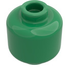 LEGO Green Minifigure Head (Recessed Solid Stud) (3274 / 3626)