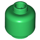 LEGO Grün Minifigure Kopf (Sicherheitsbolzen) (3626 / 88475)