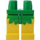 LEGO Groen Minifiguur Heupen en benen met Groen Blad Rok (3815 / 81615)