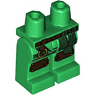 LEGO Grün Minifigure Hüften und Beine mit Knee Pads (3815 / 51540)