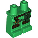레고 녹색 미니피규어 엉덩이와 다리 ~와 함께 Knee 패드 (3815 / 51540)