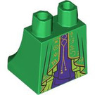 LEGO Grün Minifigure Skirt mit Purple und Green Frills (36036 / 103941)