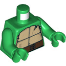 LEGO Verde Minifigura Torso Teenage Mutant Ninja Tortuga (973 / 76382)