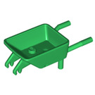 LEGO Groen Minifigure Wheelbarrow Lichaam (65411 / 98288)