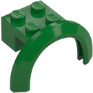 LEGO Green Mudguard Brick 2 x 2 with Wheel Arch  (50745)