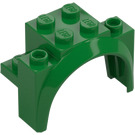 LEGO Verde Parafango Mattoncino 2 x 4 x 2.3 con Tall Ruota Arco (18974)