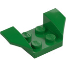 LEGO Grön Stänkskydd Platta 2 x 2 med Flared Hjul Arches (41854)