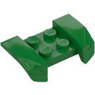 LEGO Vert Garde-boue assiette 2 x 4 avec Overhanging Headlights (44674)