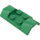 LEGO Groen Spatbord Plaat 2 x 4 met Wiel Arches (3787)
