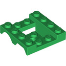 LEGO Grün Kotflügel Fahrzeug Base 4 x 4 x 1.3 (24151)