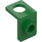 LEGO Green Neck Bracket with Stud with Thinner Back Wall (42446)