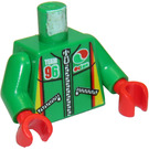 LEGO Groen Octan Team 96 City Torso (973)