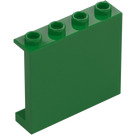 LEGO Grün Paneel 1 x 4 x 3 mit Seitenstützen, Hohlnoppen (35323 / 60581)