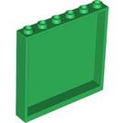 LEGO Groen Paneel 1 x 6 x 5 (35286 / 59349)