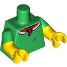LEGO Grün Pizza Delivery Man Minifig Torso (973 / 16360)