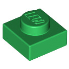 LEGO Green Plate 1 x 1 (3024)