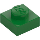 LEGO Groen Plaat 1 x 1 (3024 / 30008)