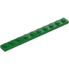 LEGO Verde Piastra 1 x 10 (4477)