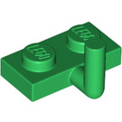 LEGO Green Plate 1 x 2 with Hook (5mm Horizontal Arm) (43876 / 88072)