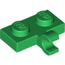 LEGO Green Plate 1 x 2 with Horizontal Clip (11476 / 65458)