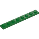 LEGO Vihreä Levy 1 x 8 (3460)