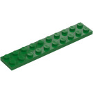 LEGO Zelená Deska 2 x 10 (3832)