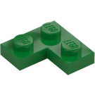 LEGO Vihreä Levy 2 x 2 Kulma (2420)