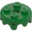 LEGO Green Plate 2 x 2 Round Cake Frosting (65700)