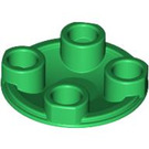 LEGO Grün Platte 2 x 2 Runden mit Gerundet Unterseite (2654 / 28558)