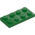 LEGO Vihreä Levy 2 x 4 (3020)