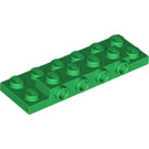 LEGO Grün Platte 2 x 6 x 0.7 mit 4 Bolzen auf Seite (72132 / 87609)