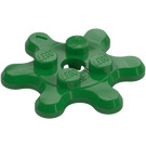 LEGO Green Plate Round 2 x 2 with 6 Gear Teeth (35442)