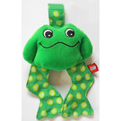 LEGO Green Primo hanging Frog (cloth rattle)