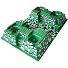 LEGO Groen Verhoogd Grondplaat 32 x 48 x 6 met Vier Hoek Gaten met Pavement en Rocks Patroon (30271 / 83294)